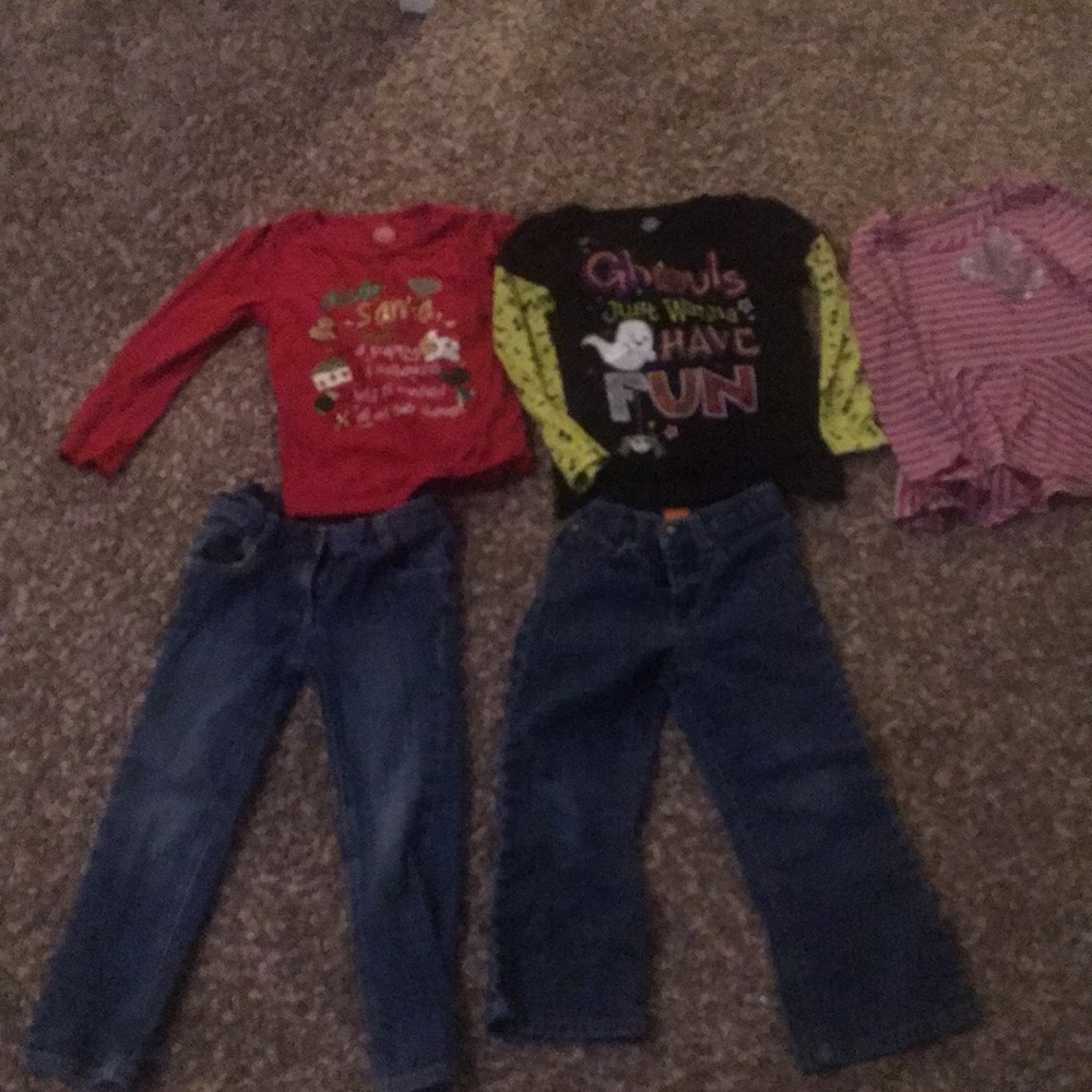 Lot of 4t girls tops and bottoms